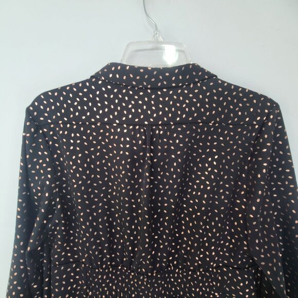 Ba&sh Women's Long Sleeve Button Up Top Black Size M - Picture 7 of 10